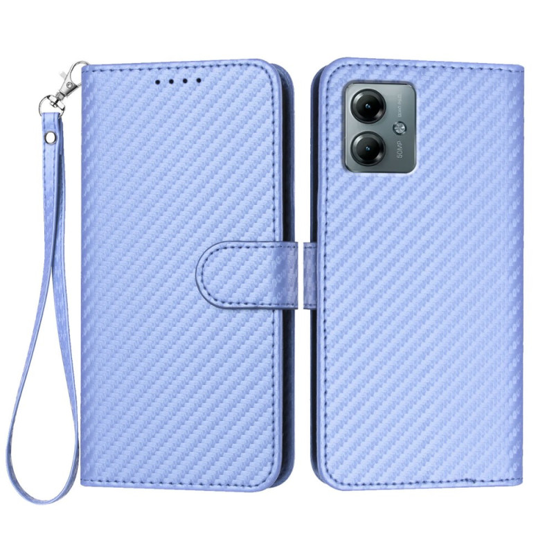 Capa de fibra de carbono para Moto G Power (2025)