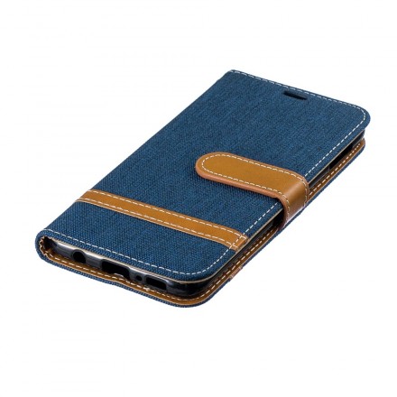 Samsung Galaxy S10 Lite Capa de tecido e de couro