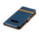 Samsung Galaxy S10 Lite Capa de tecido e de couro