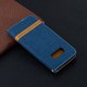 Samsung Galaxy S10 Lite Capa de tecido e de couro