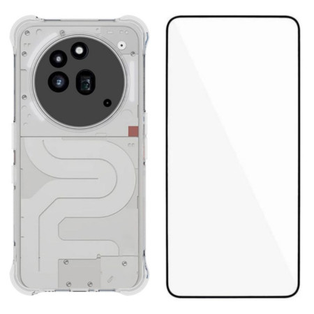 Capa transparente com...