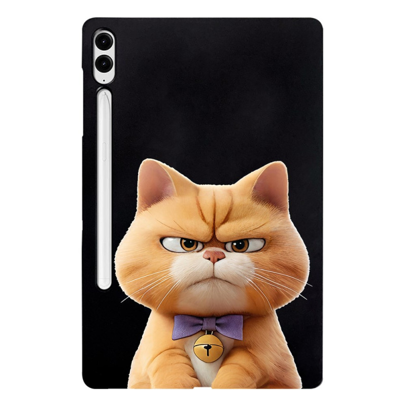 Capa estilo gato zangado para Samsung Galaxy Tab S10 Plus / S9 FE Plus / S9 Plus