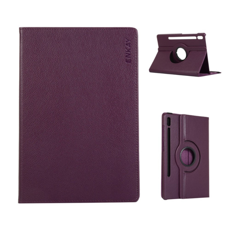Capa para Samsung Galaxy Tab S10 Plus / S9 FE Plus / S9 Plus Design integrado com rotação de 360° ENKAY