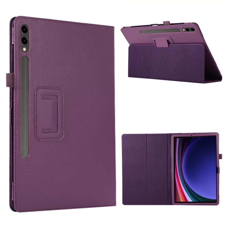 Capa para Samsung Galaxy Tab S10 Plus Textura de lichia