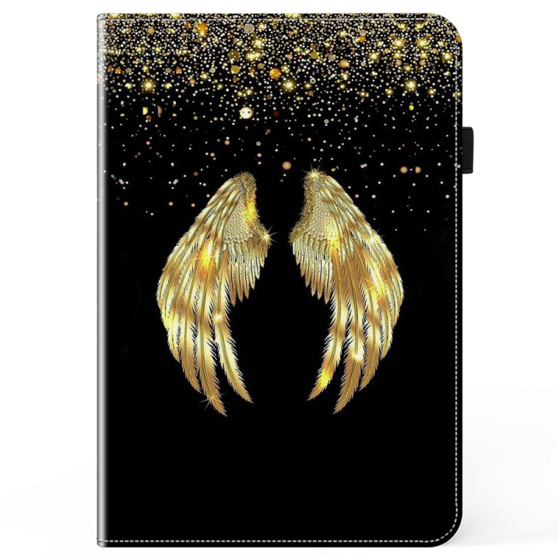 Capa para Samsung Galaxy Tab S10 Plus / S9 FE Plus / S9 Plus Gold Wings