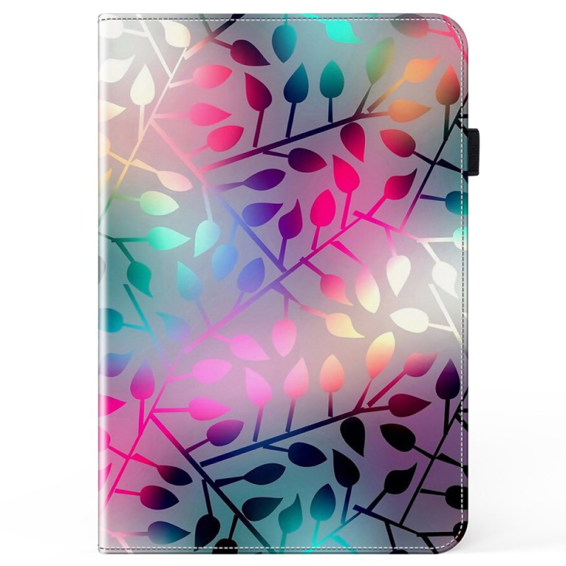 Capa Samsung Galaxy Tab S10 Plus / S9 FE Plus / S9 Plus Folhas coloridas