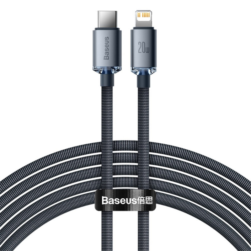 Cabo de carregamento Type-C para iP Crystal Shine BASEUS - 2m