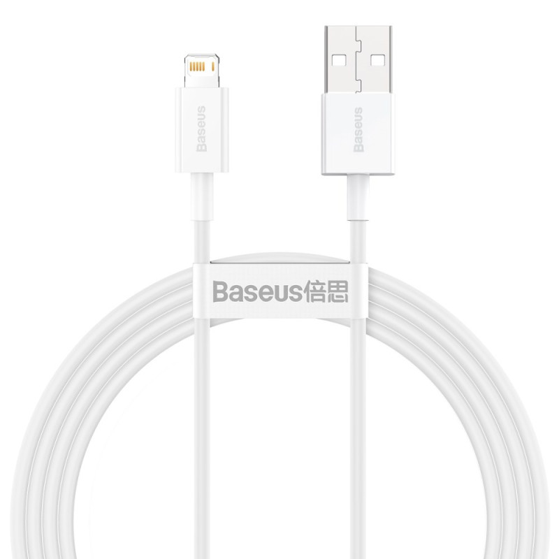 Cabo de dados e carregamento rápido Baseus Superior Series USB para iP 2.4A - 1.5m