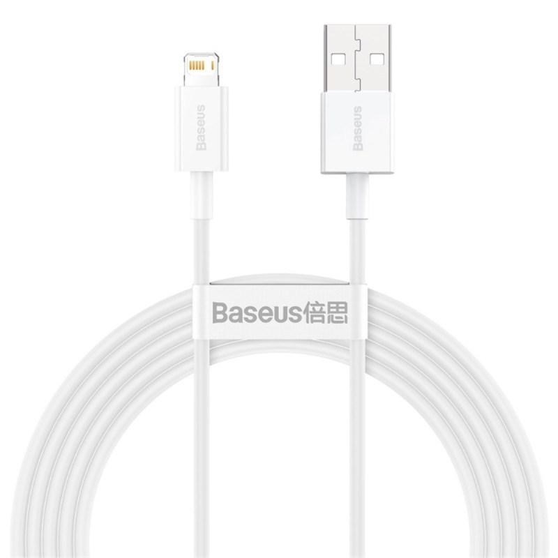 Cabo de dados e carregamento rápido BASEUS 2m Superior Series USB para iP 2.4A