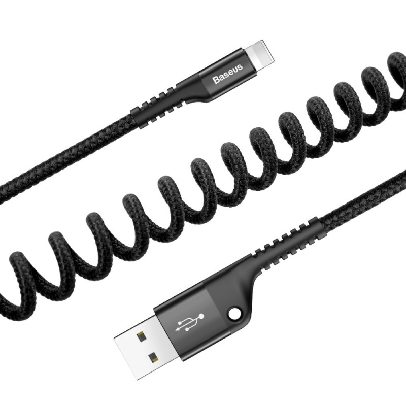 Cabo extensível de carregamento e dados para iPhone Baseus