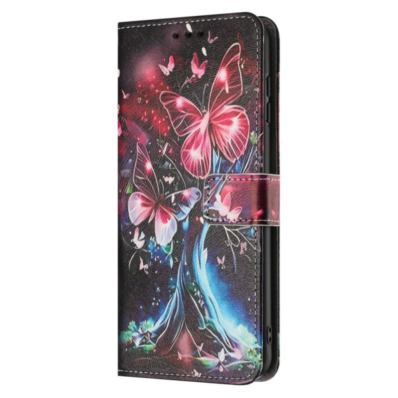 Capa Xiaomi Redmi A5 4G Árvore e borboletas