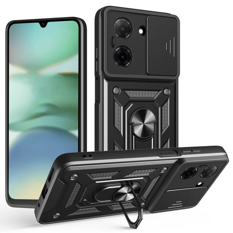 Capa Xiaomi Redmi A5 4G com tampa deslizante para a câmara e anel de montagem