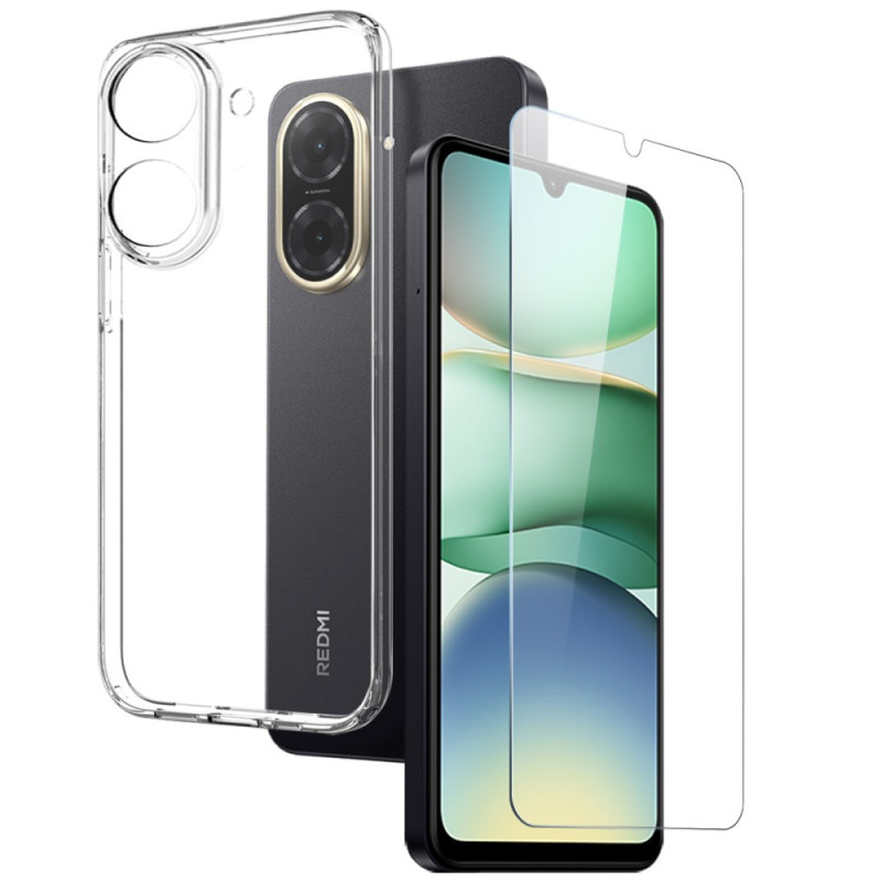 Capa transparente Xiaomi Redmi A5 4G com proteção de ecrã