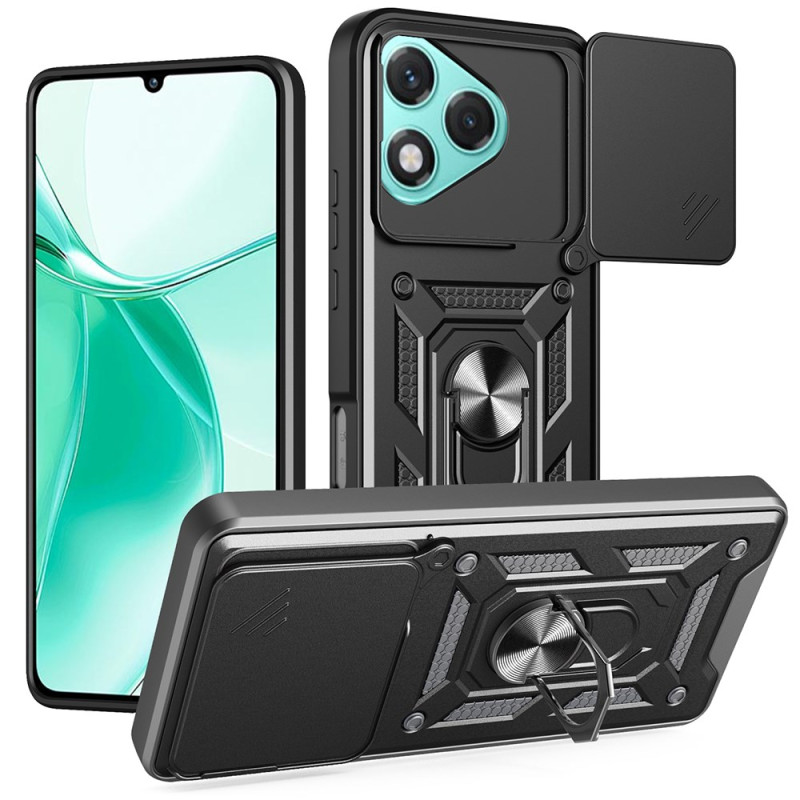 Capa para Honor 400 Lite Janela deslizante para a câmara e suporte