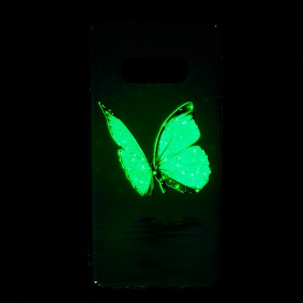 Samsung Galaxy S10 Lite Case Butterfly Blue Fluorescent
