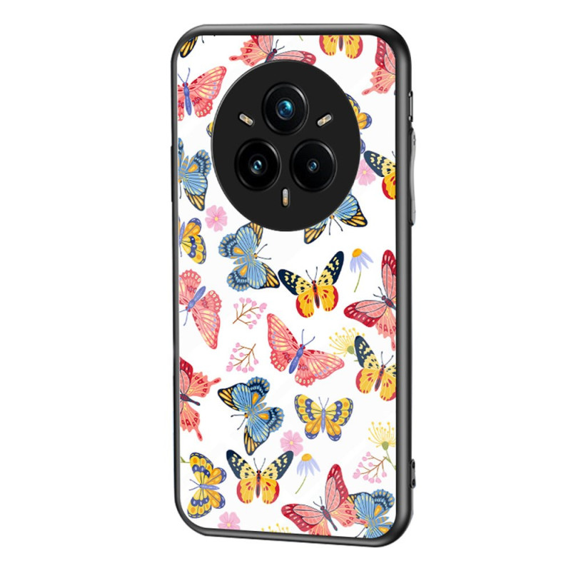 Capa Realme 14 Pro Plus 5G Borboletas de vidro temperado