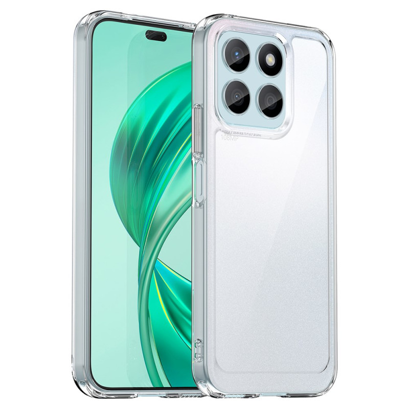 Capa transparente para Honor X8b com botões galvanizados
