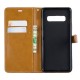 Samsung Galaxy S10 Plus Capa de tecido e efeito pele com cinta