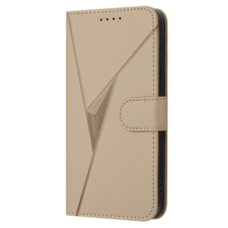 Capa com padrão triangular...