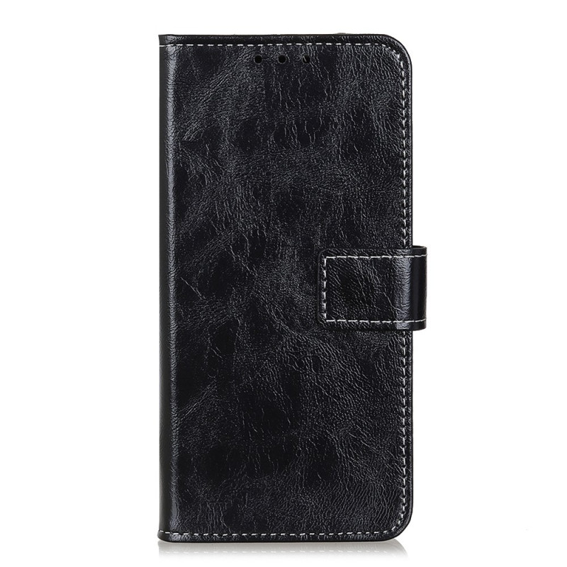 Capa de couro brilhante falsa para Sony Xperia 1 VII