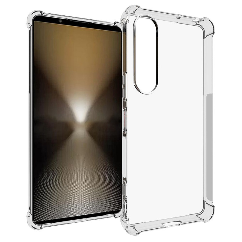 Capa transparente para Sony Xperia 1 VII com cantos reforçados