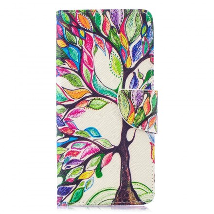 Samsung Galaxy S10 Plus Capa colorida de árvore