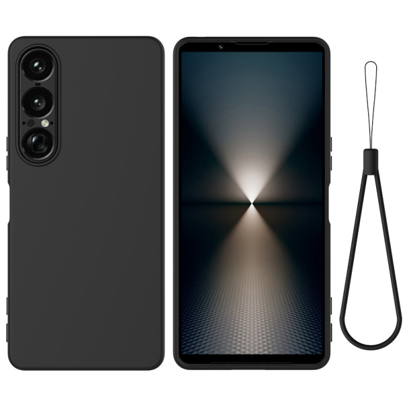 Capa de silicone com fita adesiva para Sony Xperia 1 VII