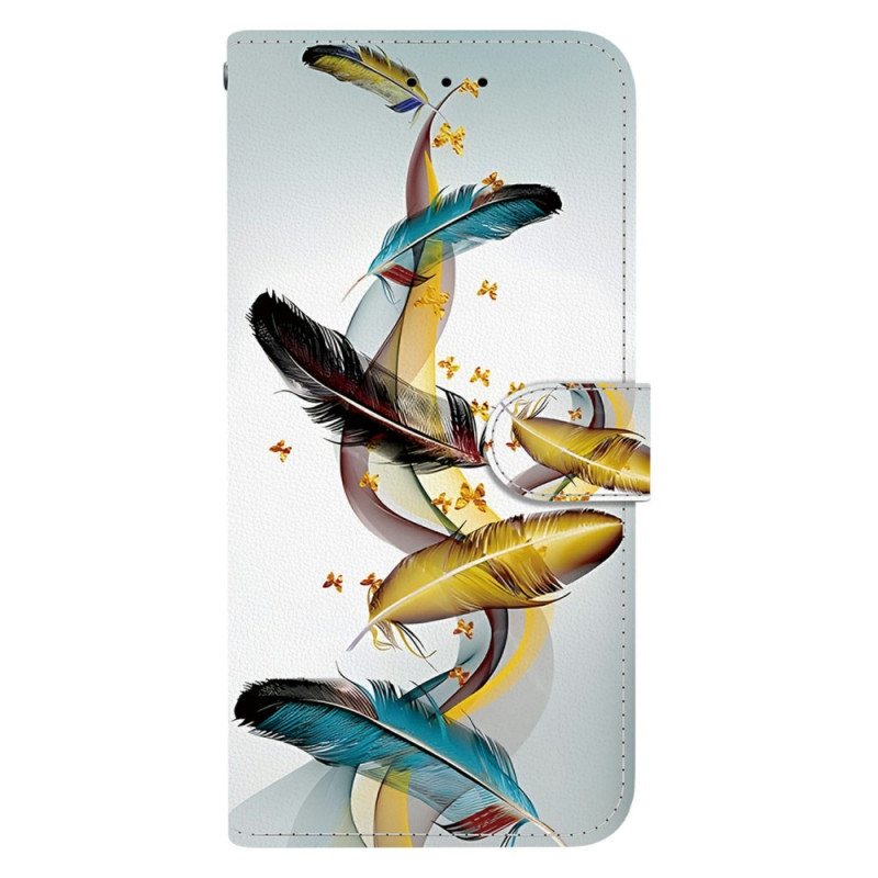 Capa Motorola Edge 60 / 60 Fusion Golden Feathers