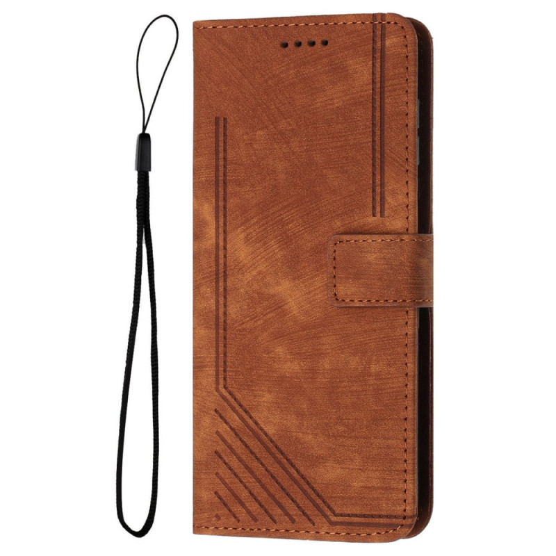 Capa Motorola Edge 60 / 60 Fusion Efeito camurça Design retro