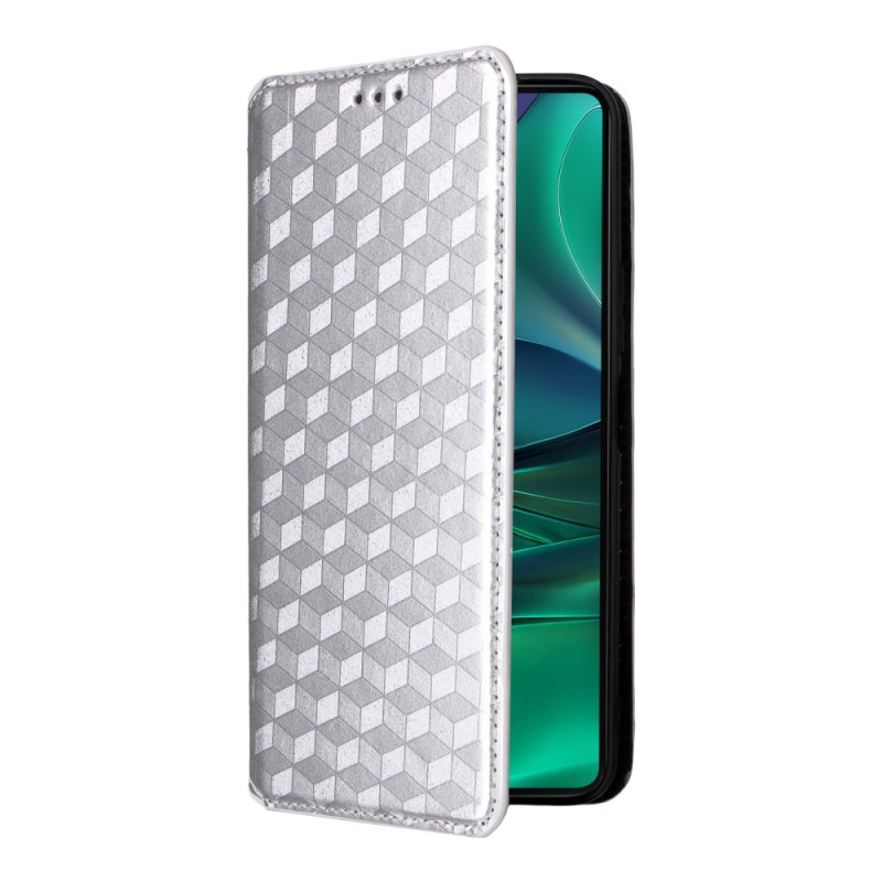 Capa flip Motorola Edge 60 Stylus 3D Losanges