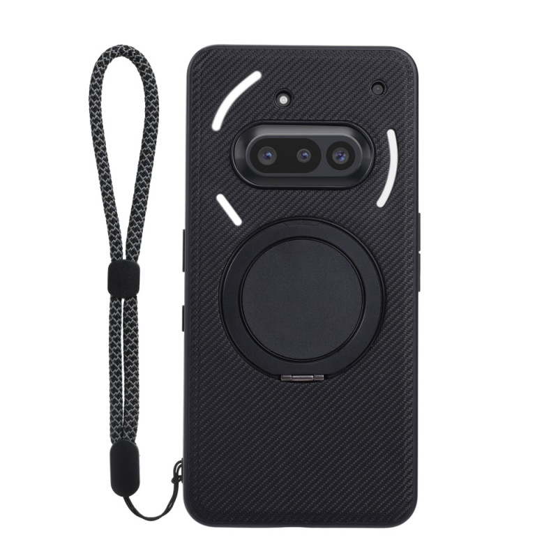 Capa para telemóvel Nothing Phone (3a) da série D-TCY com anel e suporte para cordão