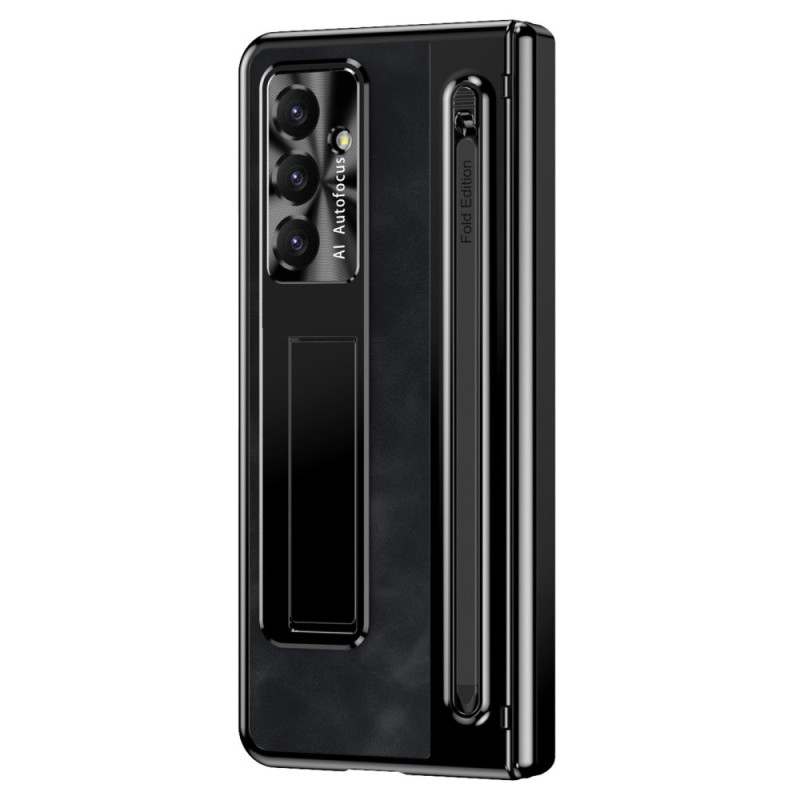 Samsung Galaxy Z Fold 7 5G Capa
em pele com suporte para caneta
