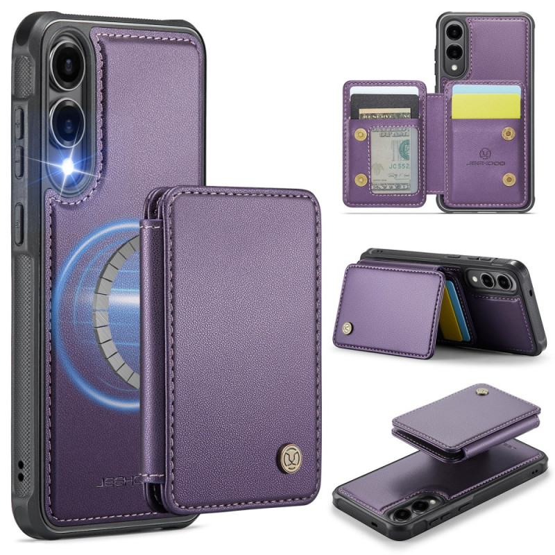 Capa de cartão magnética destacável para Samsung Galaxy S25 Edge JEEHOOD