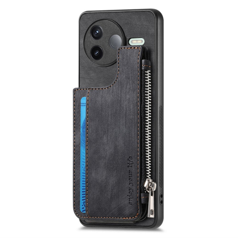 Capa e suporte para cartão com fecho de correr Poco F7 Pro 5G