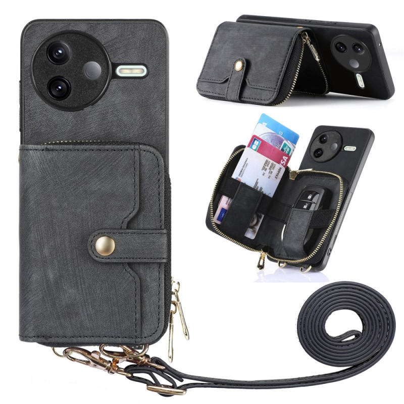 Capa Poco F7 Pro 5G Estojo
 e alça de ombro