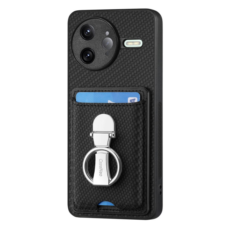 Capa Poco F7 Ultra 5G Suporte em fibra de carbono e metal