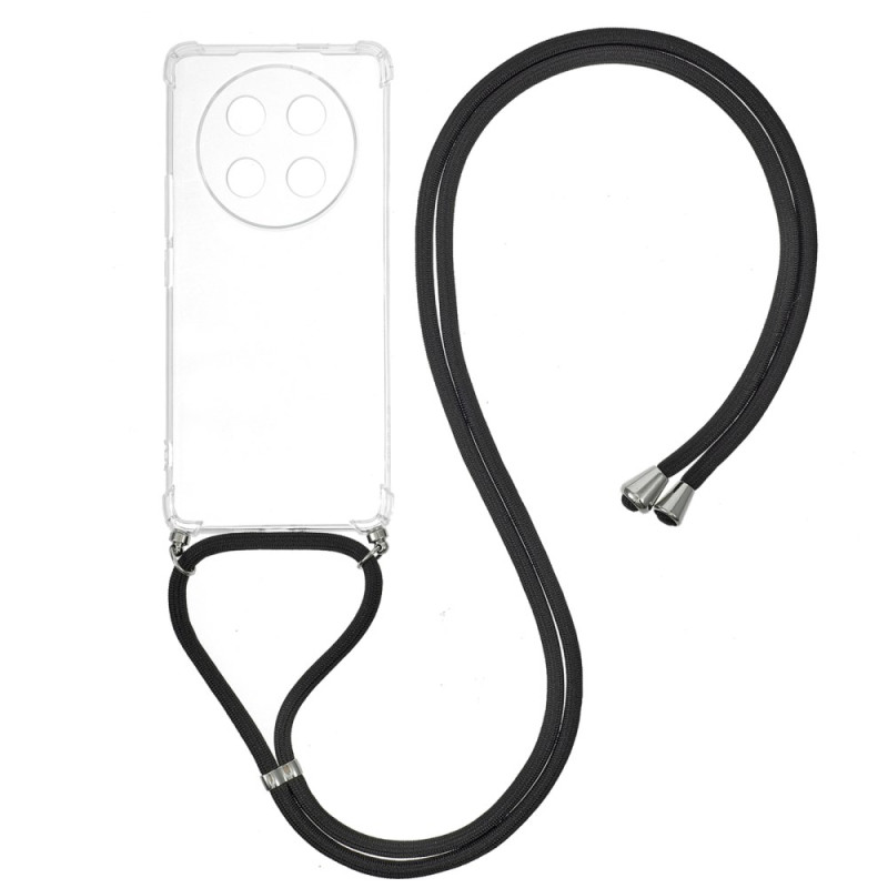 Capa transparente com cordão para Honor Magic 7 Lite / X9c