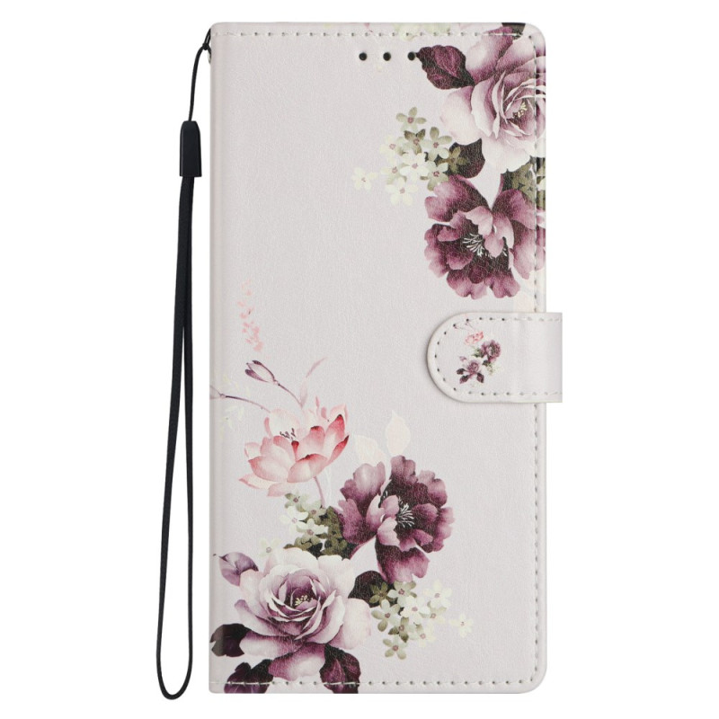 Capa Flores Retro para Honor Magic 7 Lite / X9c