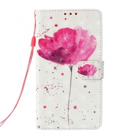 Samsung Galaxy S10 Plus Capa de aguarela de papoila