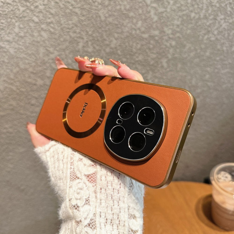 Capa compatível com MagSafe Honor Magic 7 Pro 5G com efeito de pele