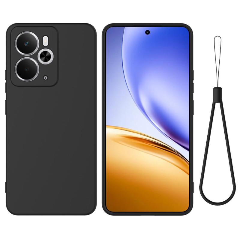 Realme 14 5G / Realme 14T 5G Capa de silicone líquido com correia