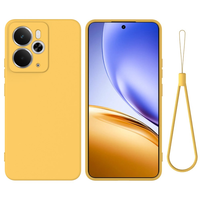 Realme 14 5G / Realme 14T 5G Capa de silicone líquido com correia