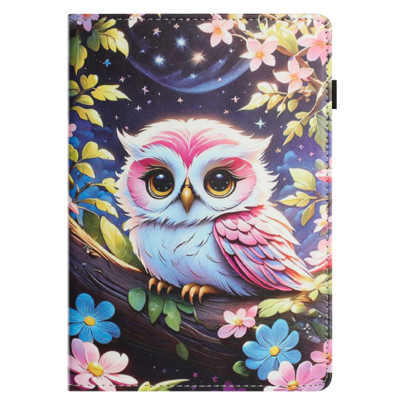 Capa Samsung Galaxy Tab S10 FE / S9 / S9 FE Padrão de coruja