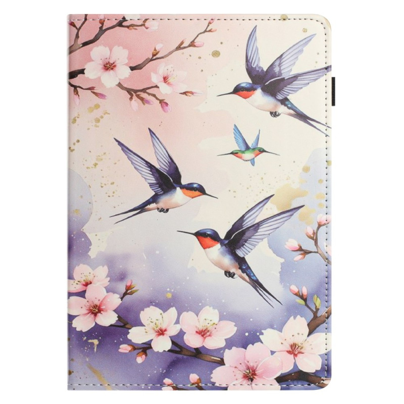 Capa Samsung Galaxy Tab S10 FE / S9 / S9 FE Aves