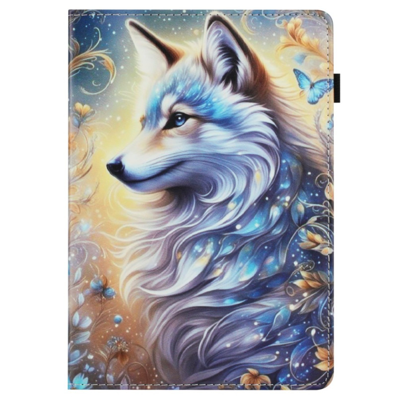 Capa para Samsung Galaxy Tab S10 FE / S9 / S9 FE Lobo Branco