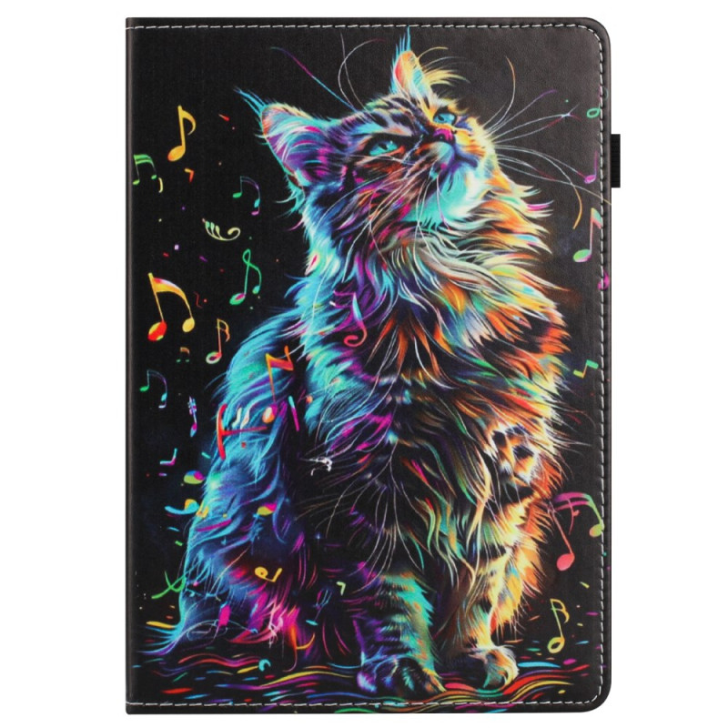 Capa de conversa musical para Samsung Galaxy Tab S10 FE / S9 / S9 FE