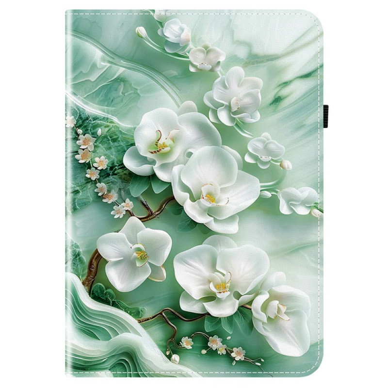 Capa para Samsung Galaxy Tab S10 FE Plus Jade Flowers