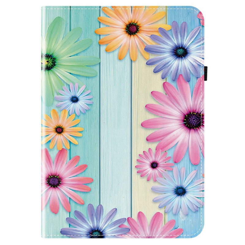 Capa girassóis colorida para Samsung Galaxy Tab S10 FE Plus