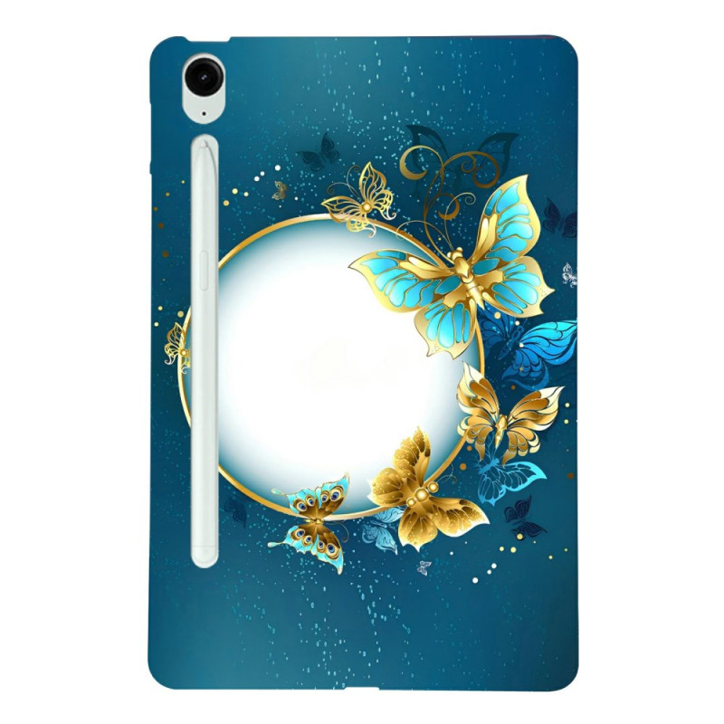 Capa para Samsung Galaxy Tab S10 FE Plus Círculo e borboletas
