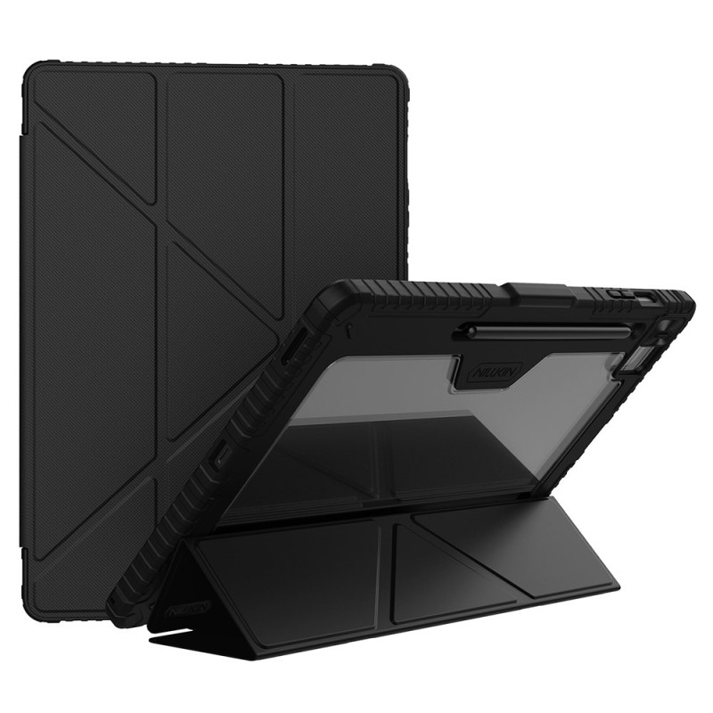 Capa inteligente
Samsung Galaxy Tab S10 FE Plus Bumper com suporte Origami e tampa deslizante NILLKIN